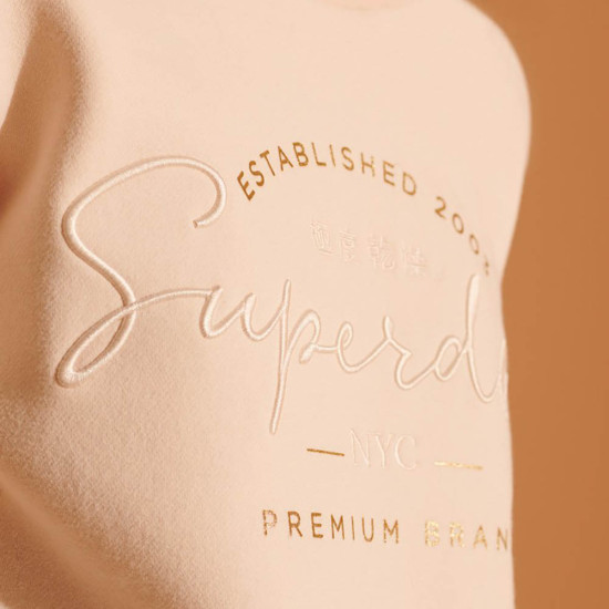 Superdry Γυναικείο φόρεμα φούτερ